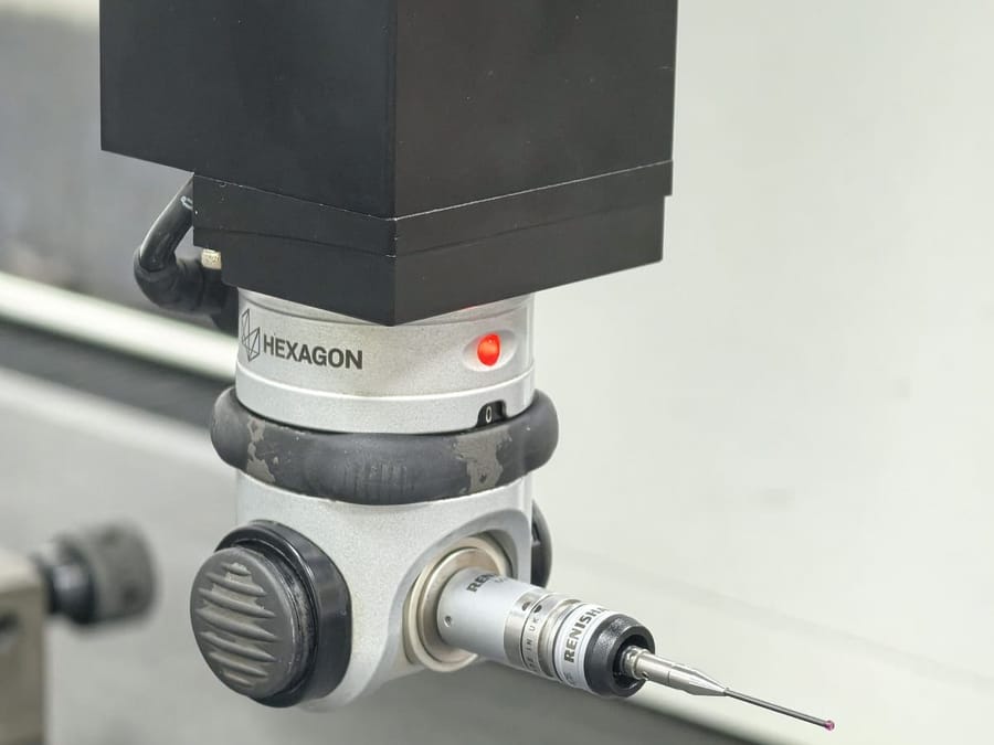 Coordinate measuring machine verifying part dimensions
