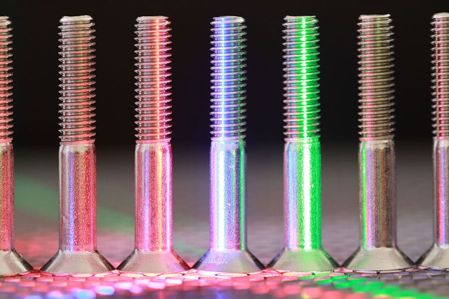 Surface finishing on machined parts