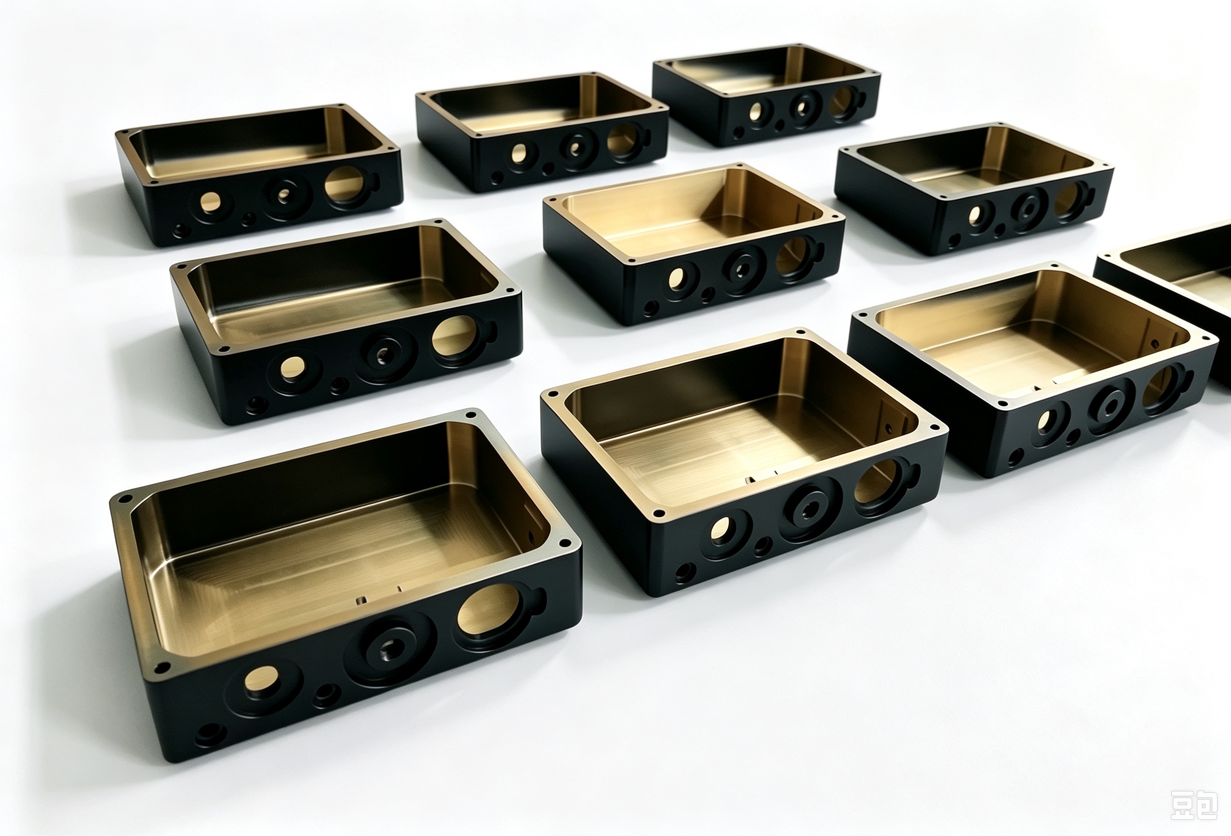 Gold Alodine Alack Anodize